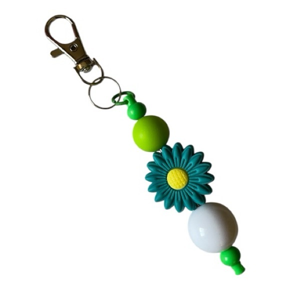 Hand Crafted Accessories - Handcrafted Colorful Flower Keychain